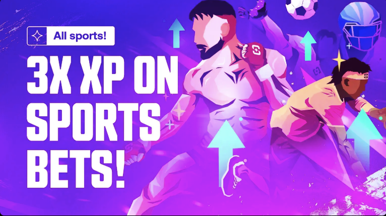 3x XP on sports bets shuffle